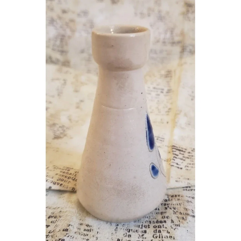 Vintage - Williamsburg VA Pottery Small Bud Vase or Ink Well